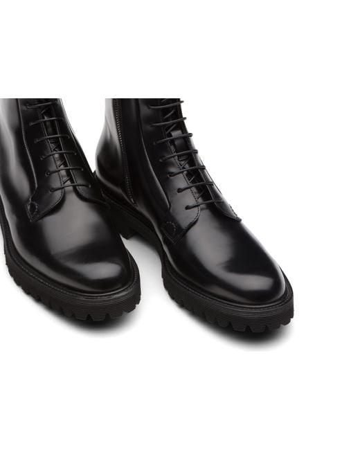 Church's Black Rois Calf Lace-Up Boot