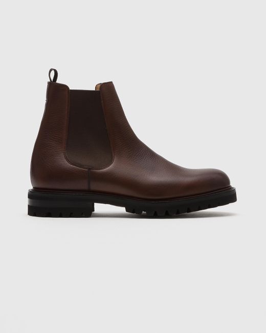 Church's Brown Soft Grain Leather Chelsea Boot for men