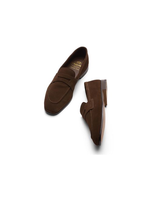 Church's Brown Soft Suede Loafer for men