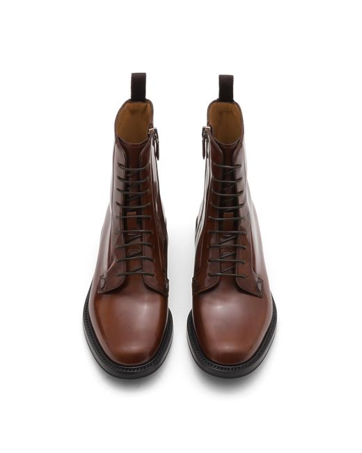 Church's Brown Polished Binder Lace Up Boot