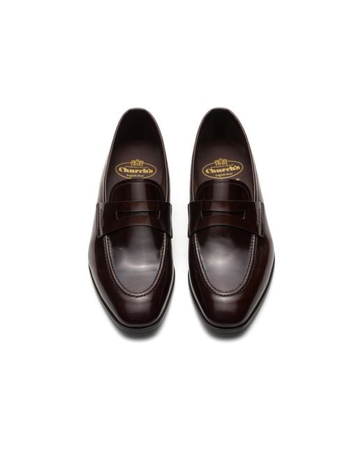 Church's Black Polished Fumé Loafer for men