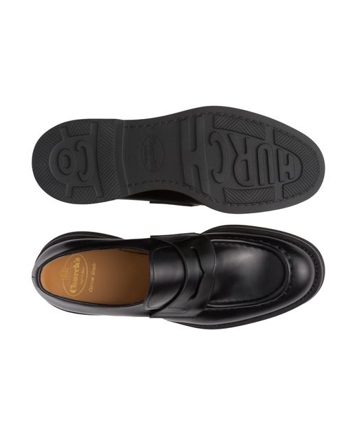 Church's Black Rois Calf Leather Loafer