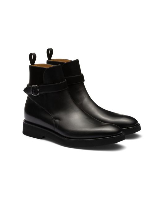Church's Black Calf Leather Boot for men