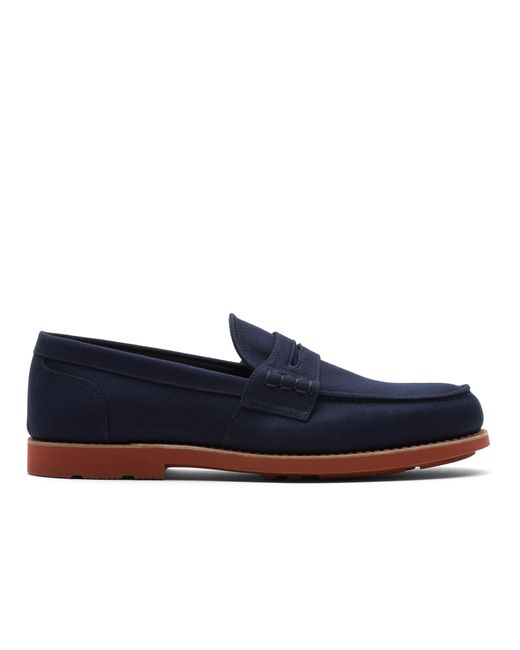 Church's Blue Cotton Canvas Loafer for men