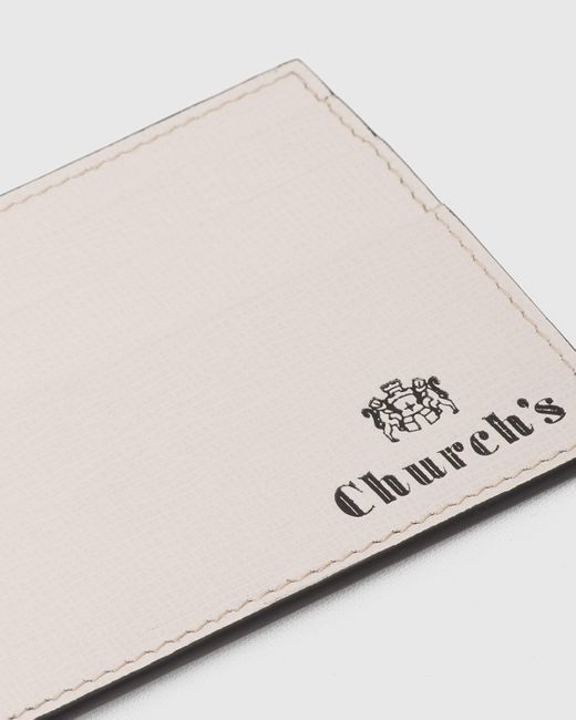 Church's White St James Leather 6 Card Holder for men