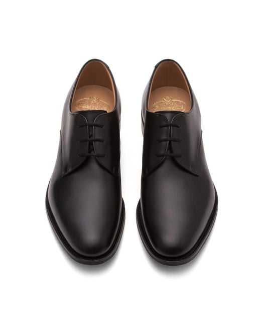 Church's Black Calf Leather Derby for men
