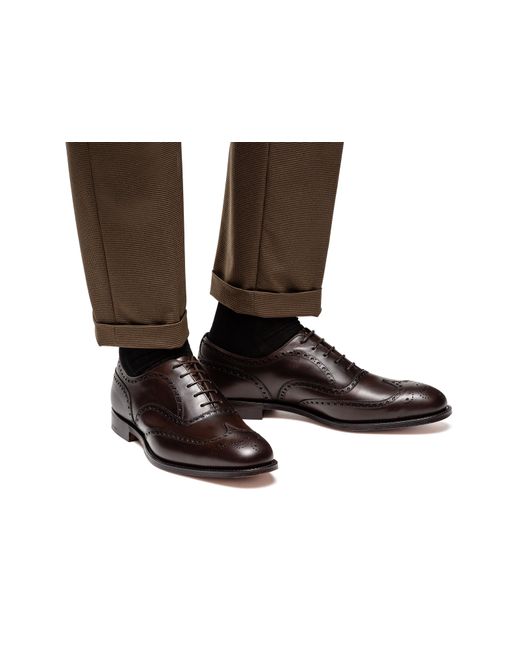 Church's Brown Nevada Leather Oxford Brogue for men