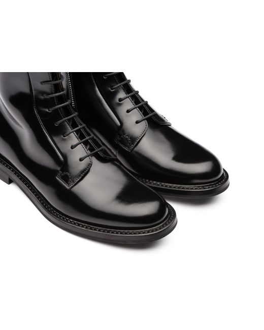 Church's Black Polished Binder Lace Up Boot