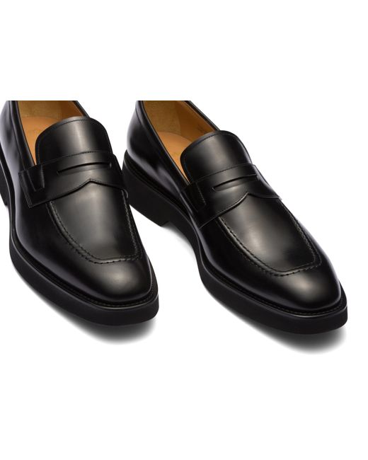 Church's Black Calf Leather Loafer for men