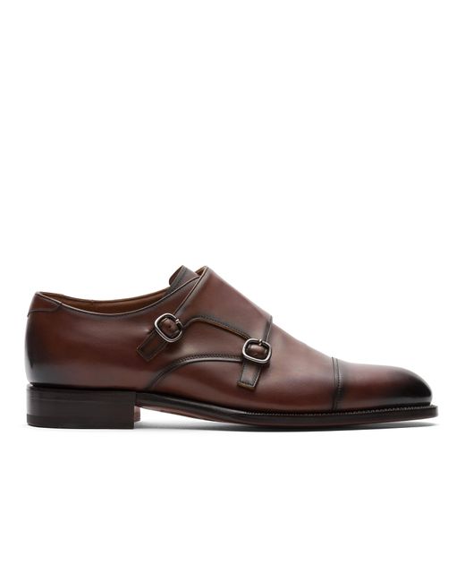 Church's Brown Doha Leather Monk Strap for men