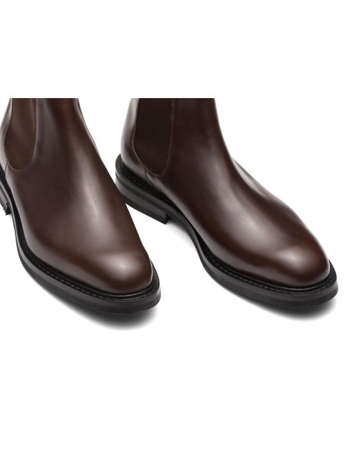 Church's Brown Nevada Leather Chelsea Boot for men