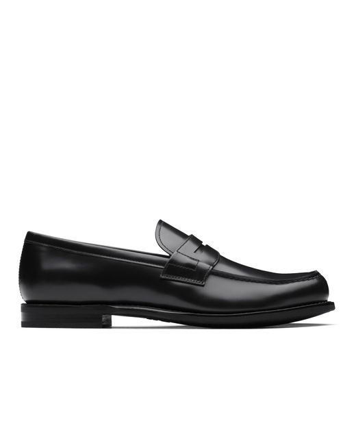 Church's Black Bright Calf Leather Loafer for men