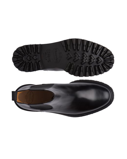Church's Black Rois Calf Leather Chelsea Boot