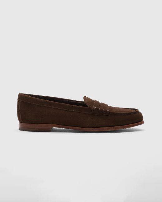 Church's Black Soft Suede Loafer