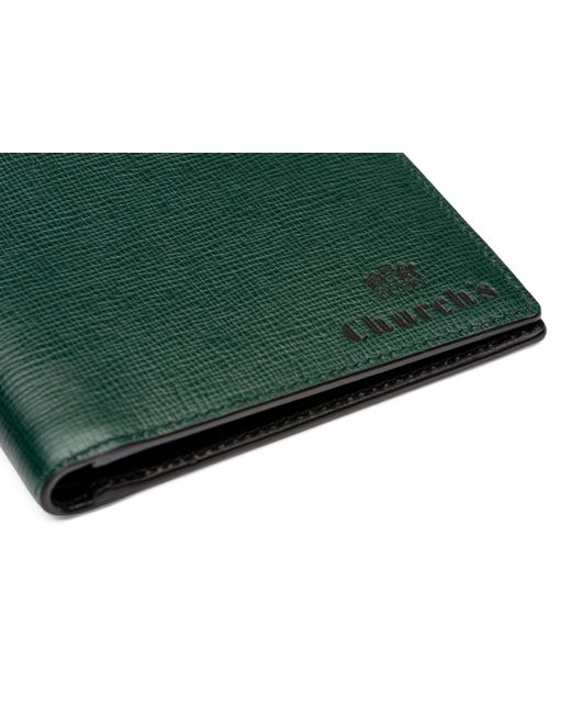 Church's Green St James Leather 8 Card Wallet for men