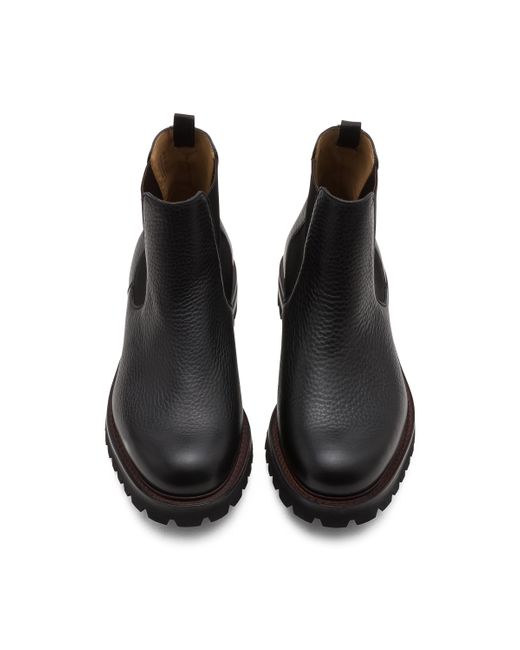 Church's Black Soft Grain Leather Chelsea Boot for men