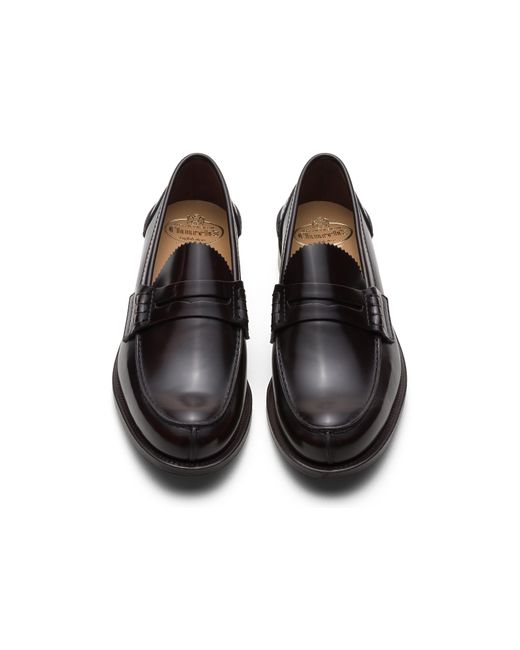 Church's Black Bookbinder Fumè Penny Loafer for men