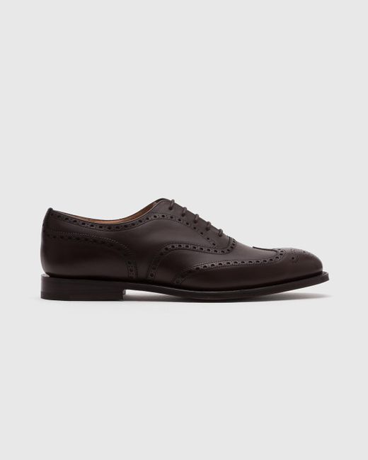 Church's Brown Nevada Leather Oxford Brogue for men