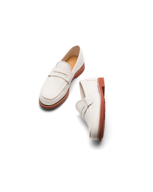 Church's White Cotton Canvas Loafer for men