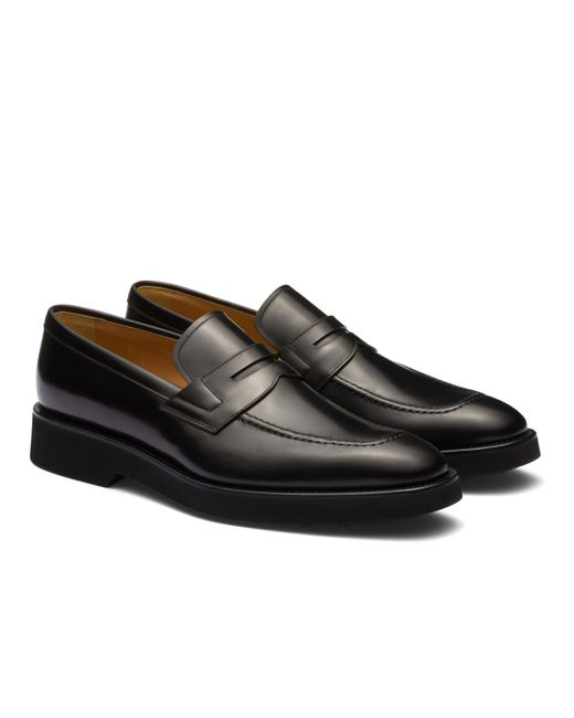Church's Black Calf Leather Loafer for men