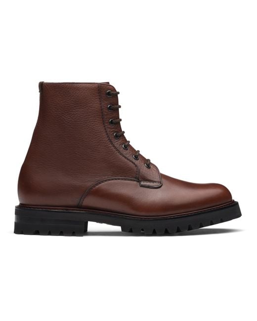 Church's Brown Soft Grain Lace-Up Boot for men