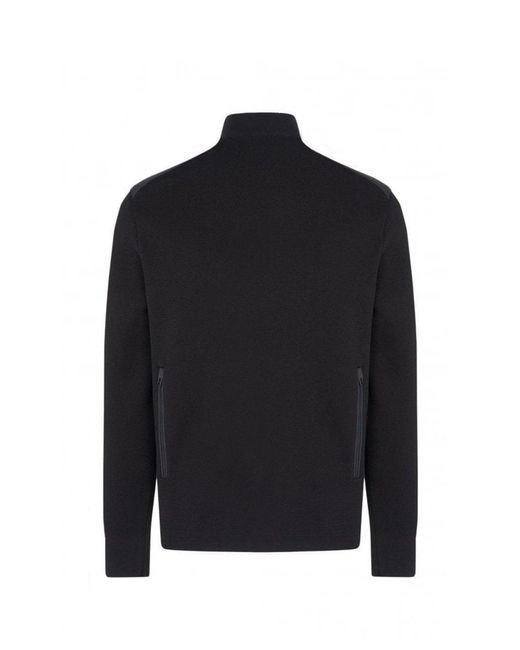 Belstaff Black Verge Zip Cardigan for men