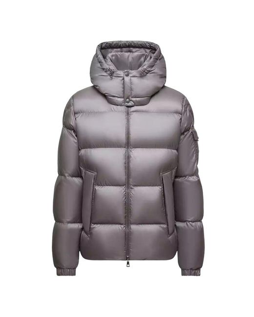 Moncler Gray Couyere Short Down Jacket for men