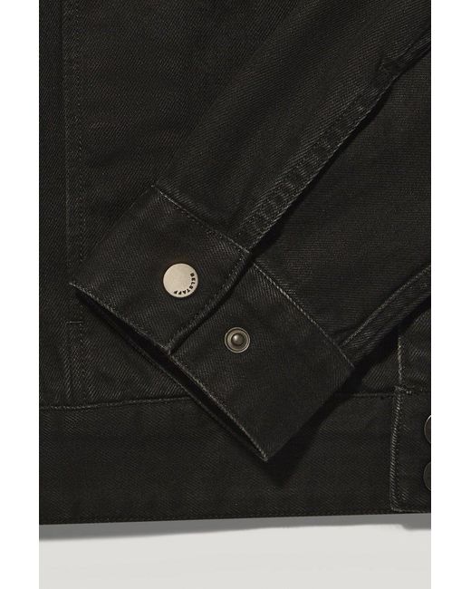 Belstaff Black Piston Trucker Jacket for men