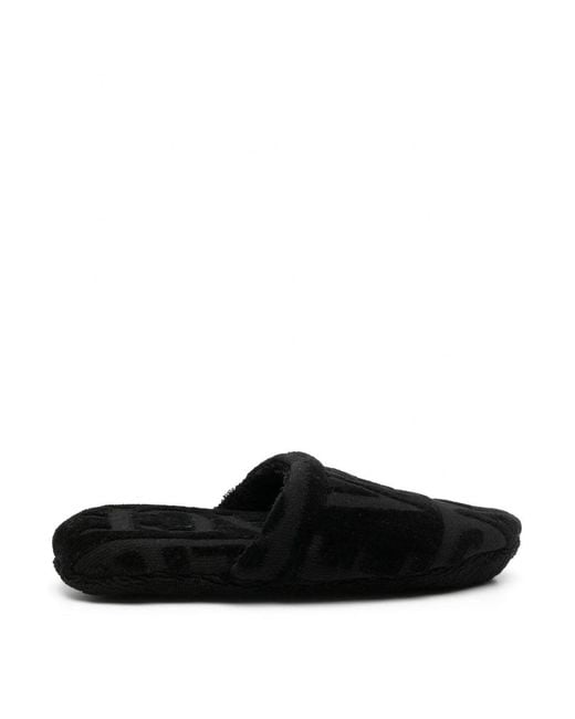 Versace Black Bath Slippers The for men