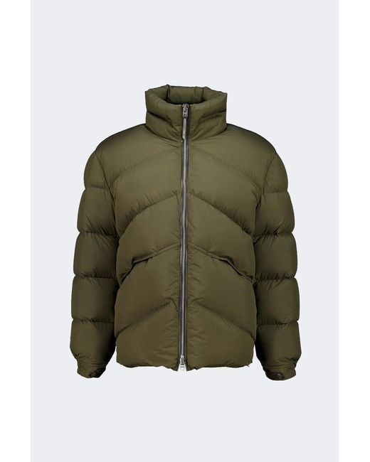 Tom Ford Green Microfiber Down Jacket for men