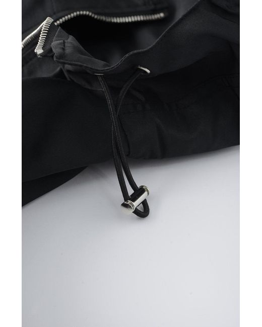 Givenchy Black Branded Windbreaker for men