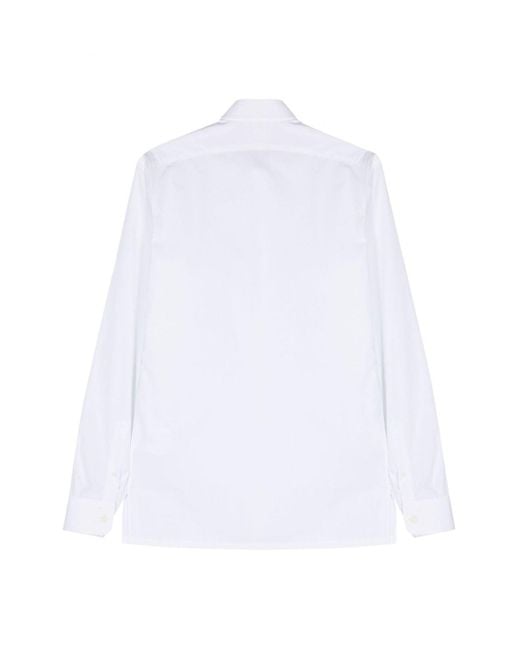 Givenchy White 4 G Cotton Shirt for men