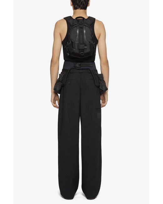 Givenchy Black Cotton Mix Trousers for men