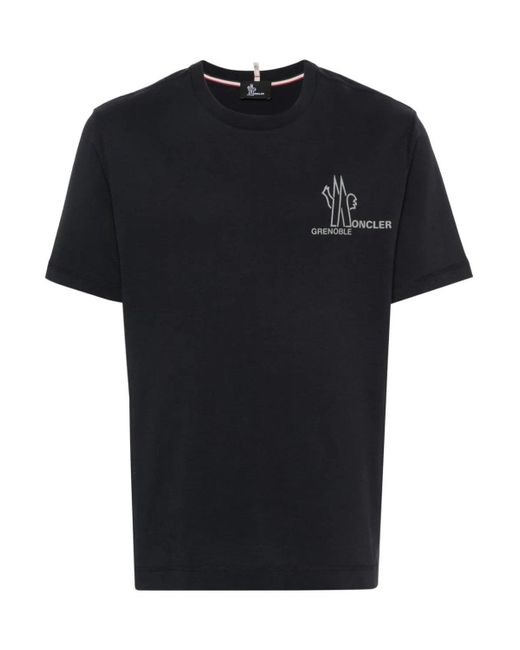 3 MONCLER GRENOBLE Black Dynamics T Shirt for men