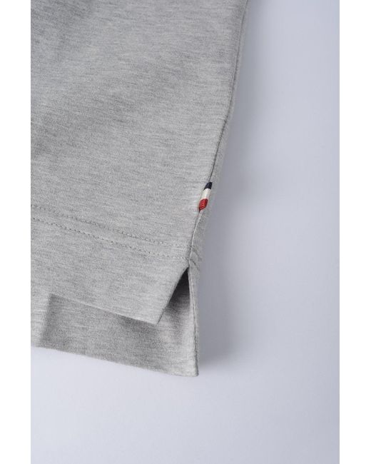 Moncler Gray Text Branding T Shirt for men