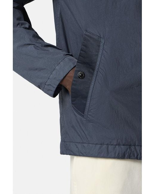 Stone Island Blue Hooded 4100001 Jacket for men