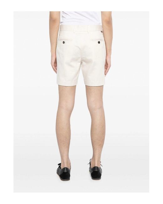 Tom Ford Natural Japanese Brushed Cotton Shorts for men