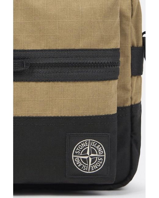 Stone Island Black S0331 Crossbody Bag for men