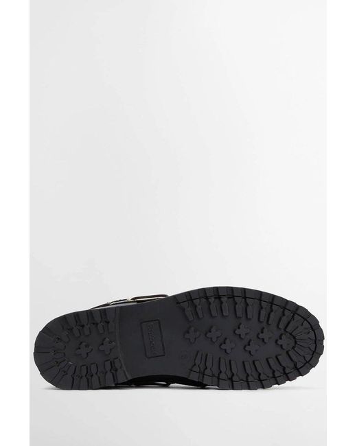Barbour Black Tiller Moccasin Boot for men