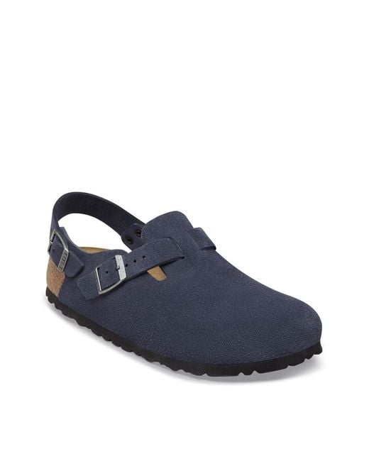 Birkenstock Blue Tokio Suede Leather for men