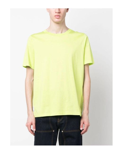 Stone Island Shadow Project Yellow Tab Branding Cotton T Shirt for men