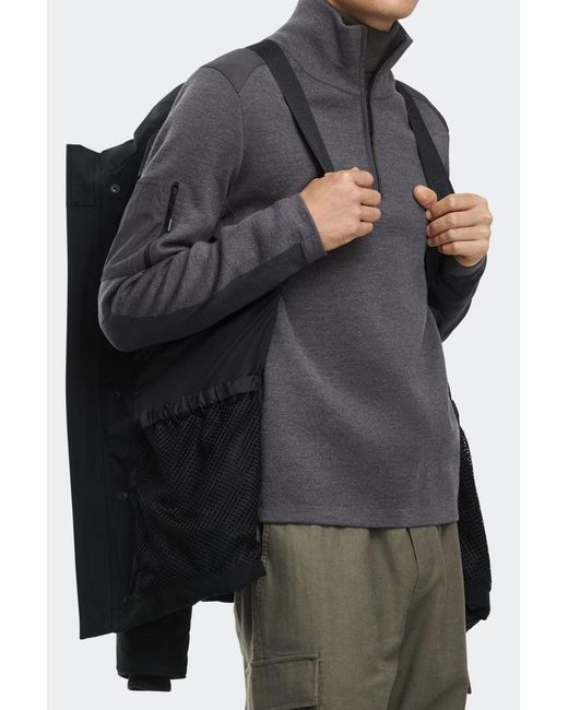Canada Goose Black Wyndham Parka for men