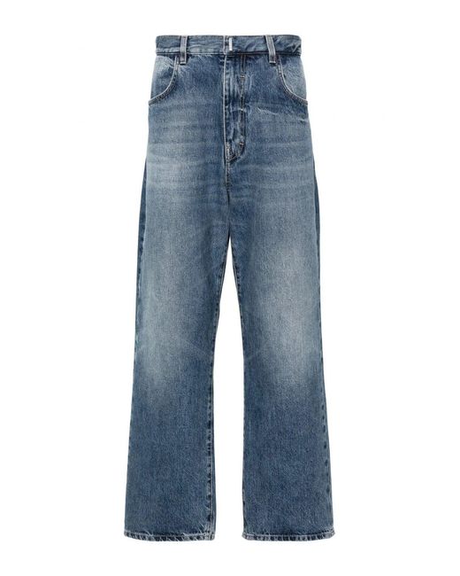 Givenchy Blue Vintage Straight Fit Jeans for men