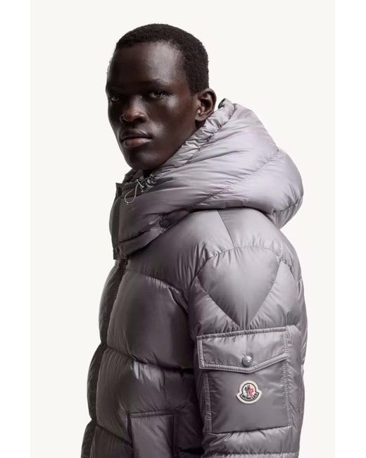 Moncler Gray Couyere Short Down Jacket for men