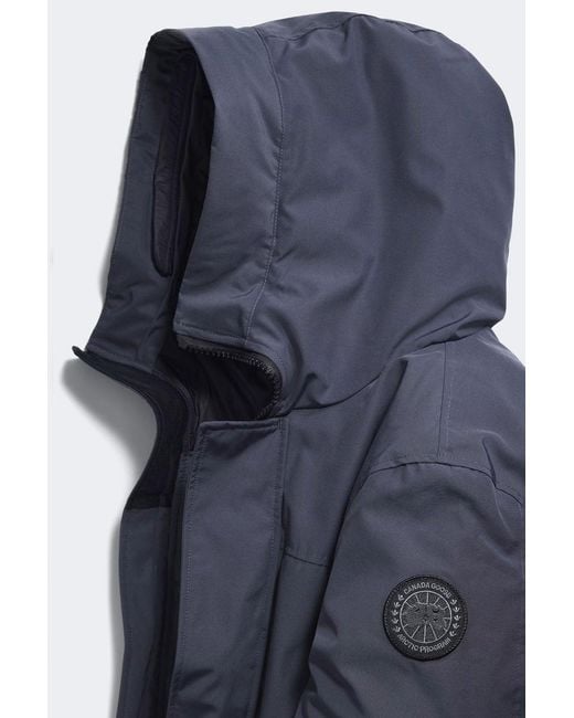 Canada Goose Blue Langford Parka Black Disc for men
