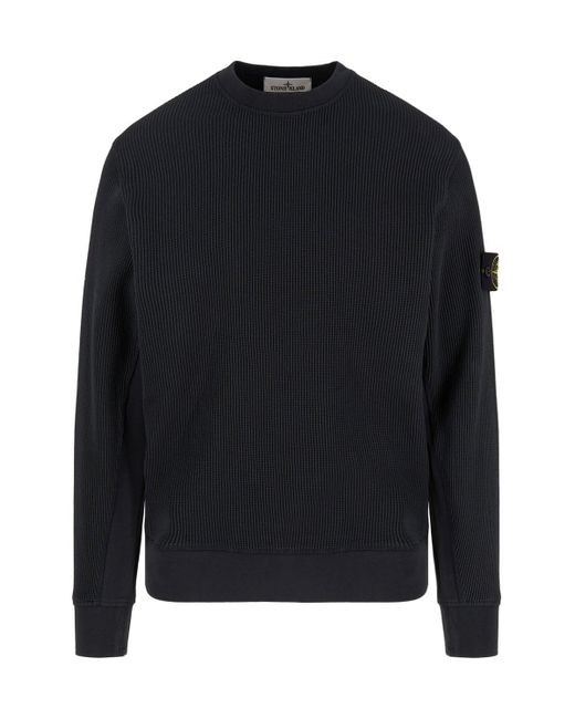 Stone Island Blue Compass 6100008 Sweatshirt for men
