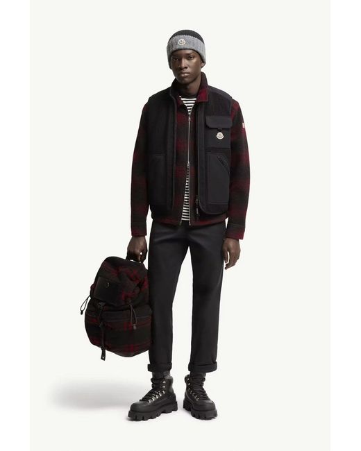 Moncler Black Lenevra Gilet for men