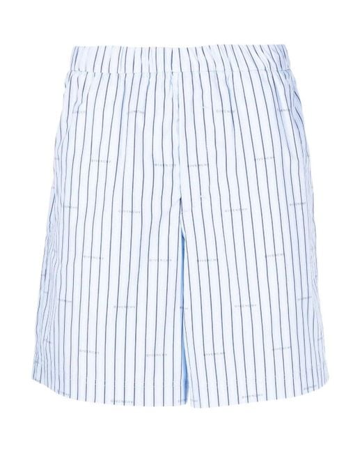 Givenchy White Elasticated Cotton Shorts for men
