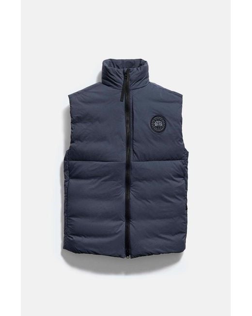 Canada Goose Blue Lodge Gilet Black Disc for men