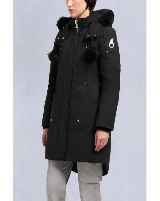 Moose Knuckles Black Stirling Parka